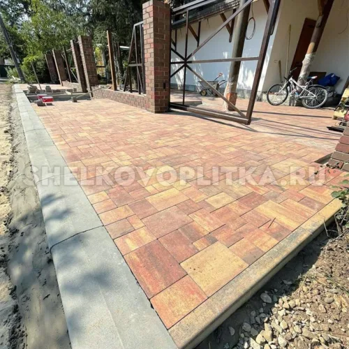 укладка тротуарной плитки картинка 30